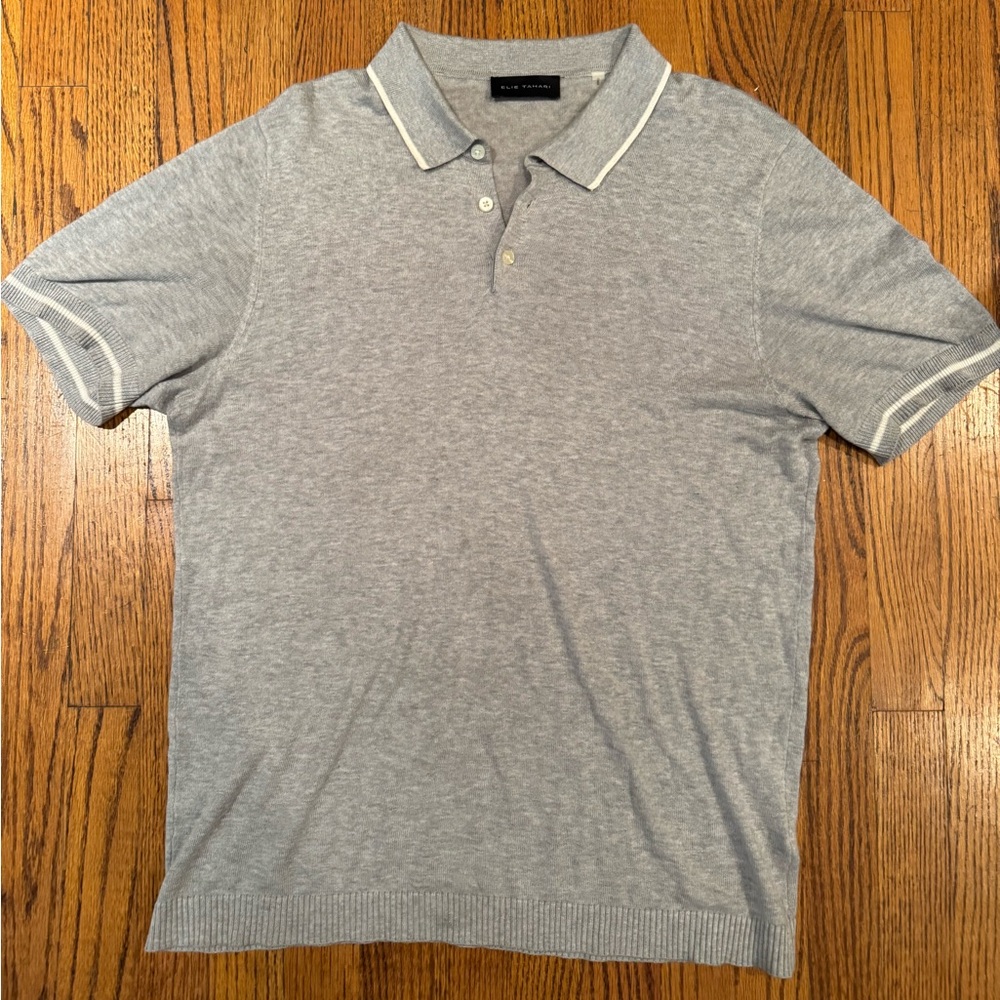 Elie Tahari Sweater Polo Shirt